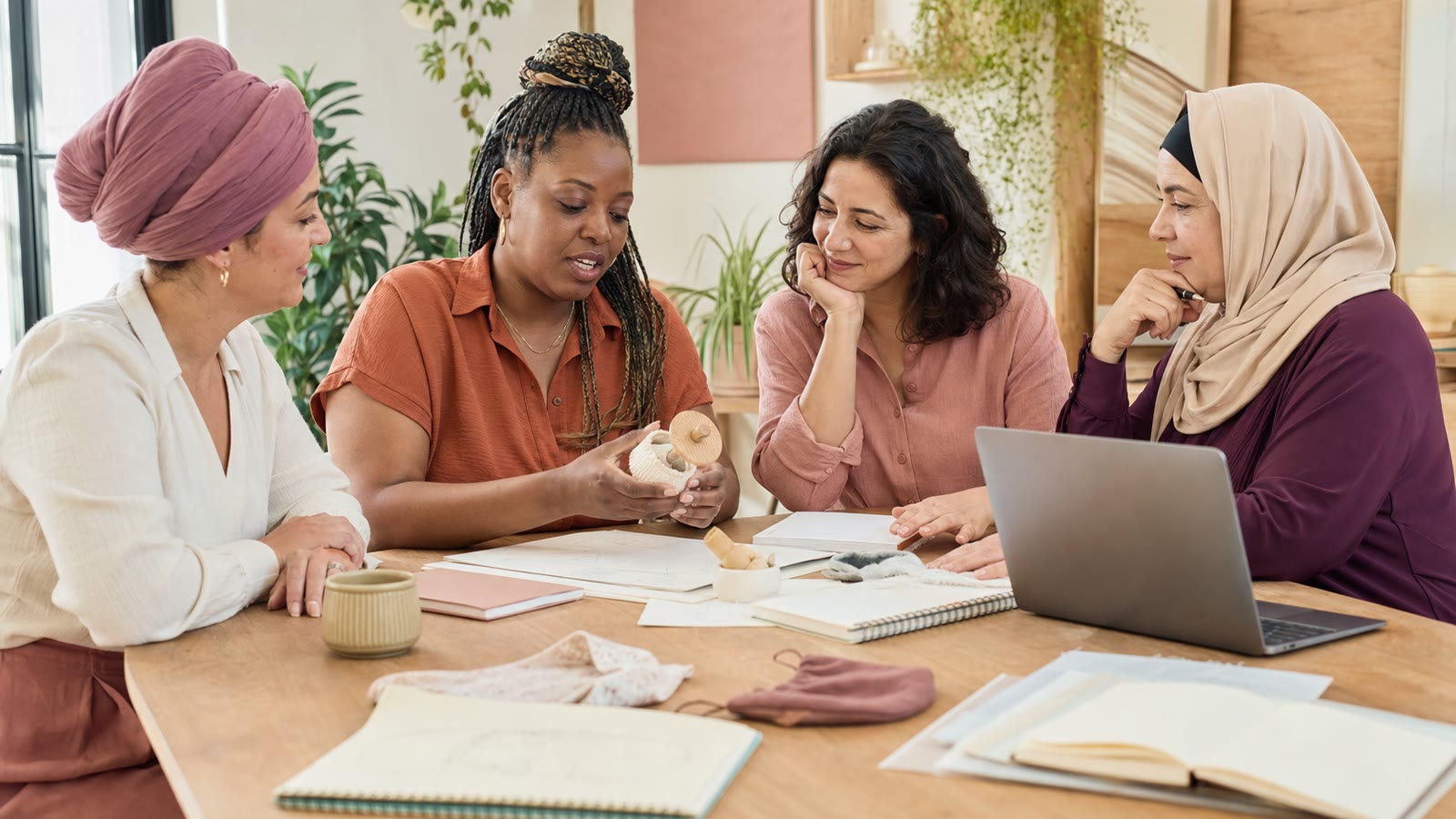 HER NEXT STEP — from experience to a real market step